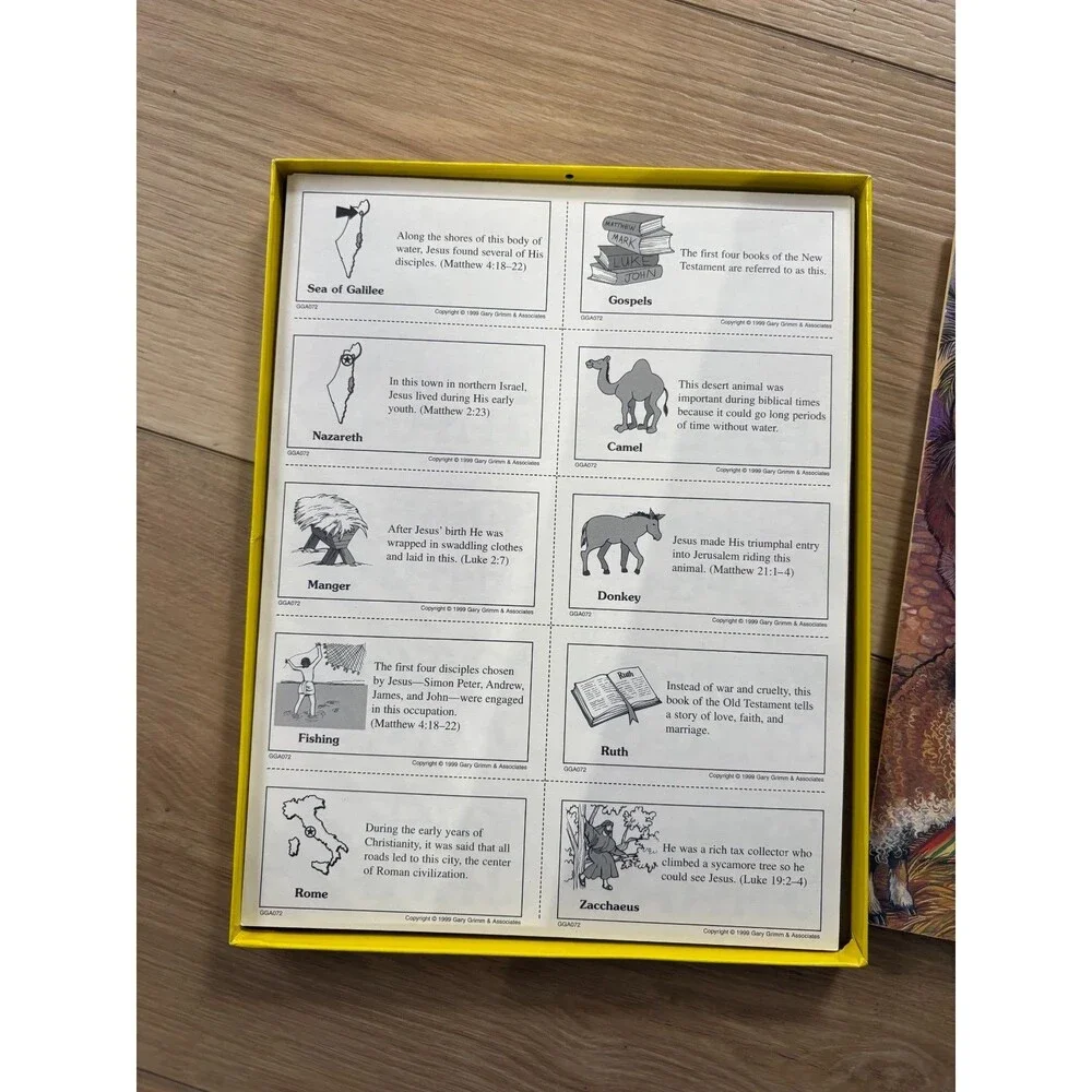 Biblical Education Lot Bible J-I-N-G-O Game & Pop-Up Bethlehem Advent Calendar